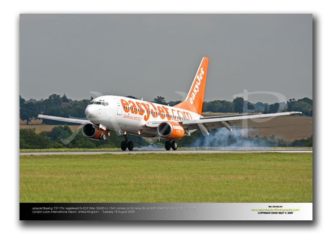 LTN-032 - easyJet Boeing 737-73V - G-EZJY (Msn 32420 Ln 1341)