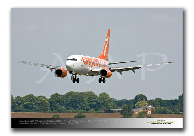 LTN-038 - easyJet Boeing 737-73V - G-EZJB (Msn 30236 Ln 715)