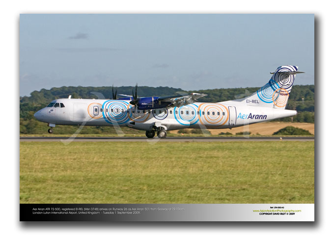 LTN-050 - Aer Arran ATR 72-500 - EI-REL (Msn 0748)