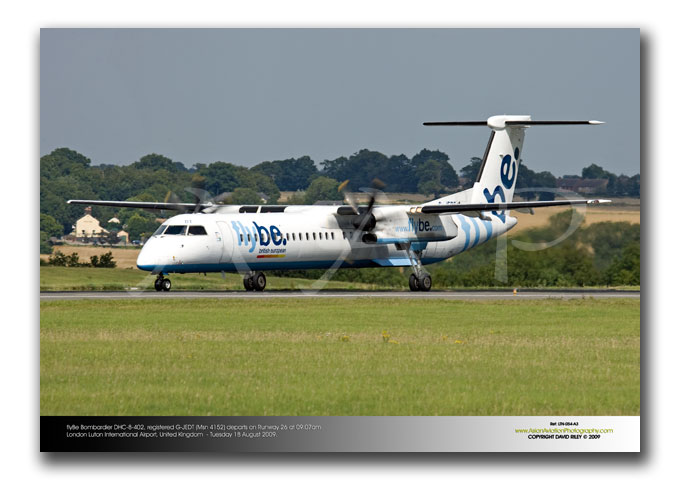 LTN-054 - FlyBe Bombardier DHC-8-402 - G-JEDT (Msn 4152)