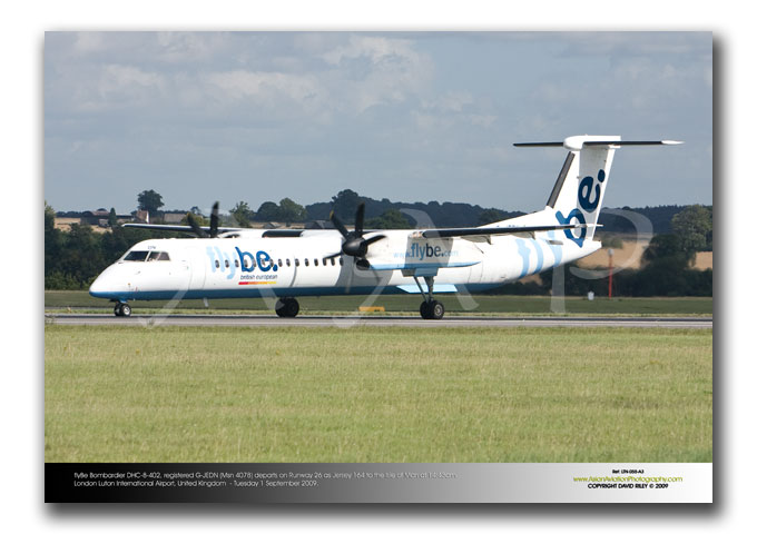 LTN-055 - FlyBe Bombardier DHC-8-402 - G-JEDN (Msn 4078)
