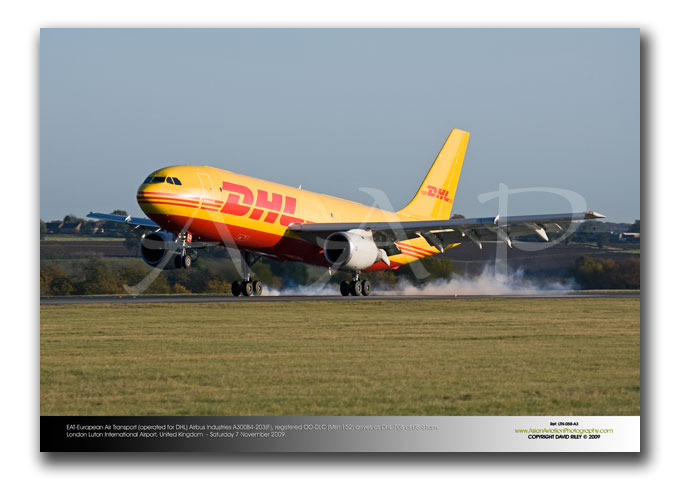 LTN-058 - EAT-European Air Transport (operated for DHL) Airbus Industries A300B4-203(F) - OO-DLC (Msn 152) 