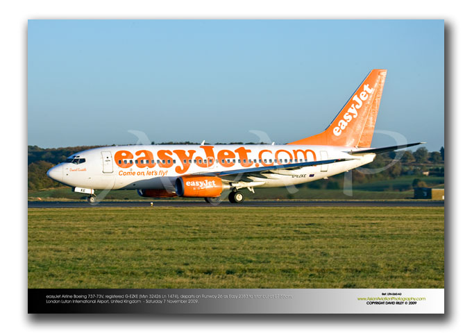 LTN-060 - easyJet Boeing 737-73V -  G-EZKE (Msn 32426 Ln 1474)