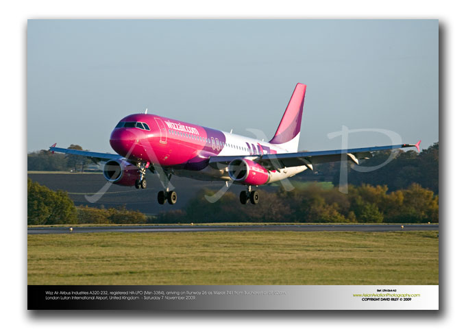 LTN-064 - Wizz Air Airbus Industries A320-232 - HA-LPO (Msn 3384)