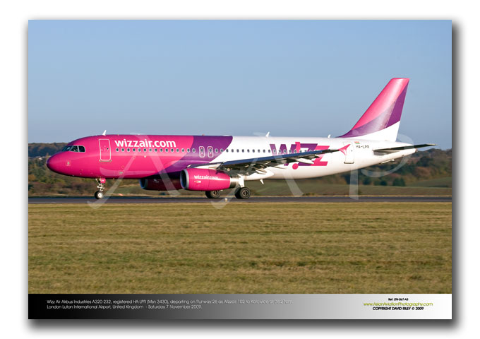 LTN-067 - Wizz Air Airbus Industries A320-232 - HA-LPR (Msn 3430)