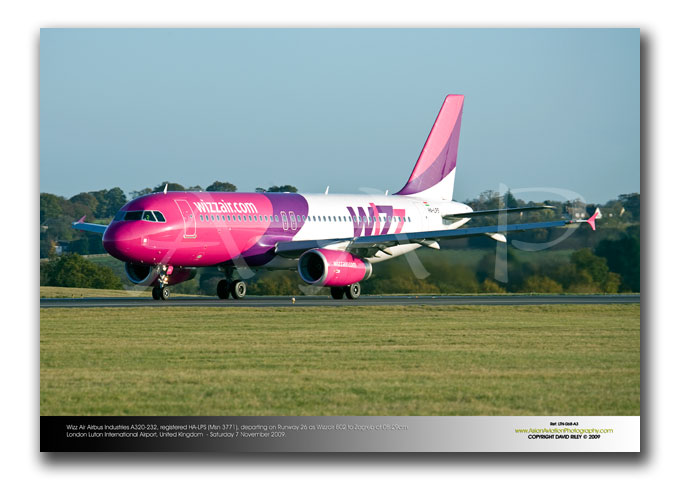 LTN-068 - Wizz Air Airbus Industries A320-232 - HA-LPS (Msn 3771)