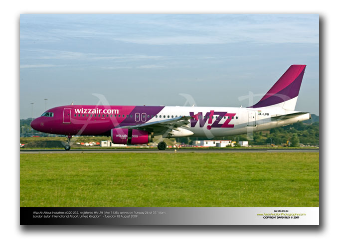 LTN-072 - Wizz Air Airbus Industries A320-233 - HA-LPB (Msn 1635)