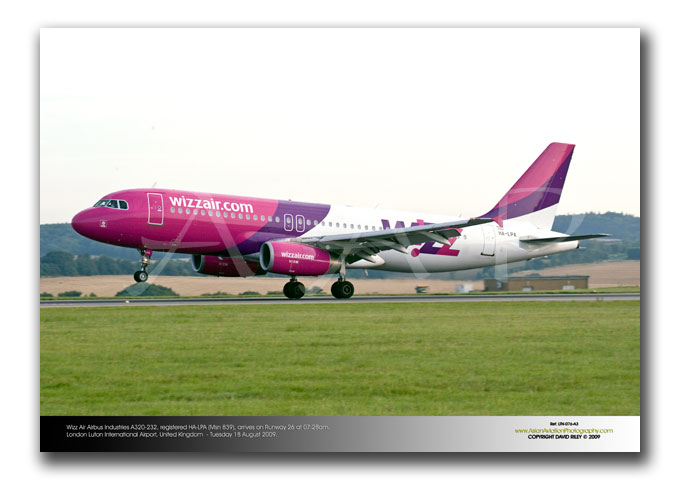 LTN-076 - Wizz Air Airbus Industries A320-233 - HA-LPA (Msn 839)
