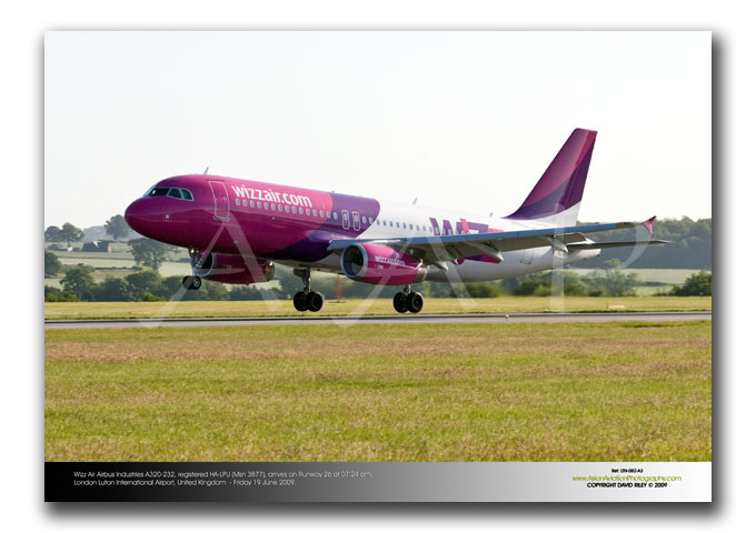LTN-082 - Wizz Air Airbus Industries A320-232 -  HA-LPU (Msn 3877)