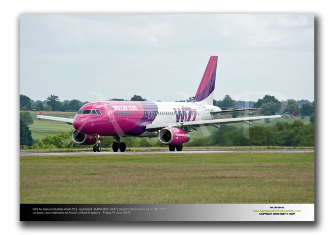 LTN-084 - Wizz Air Airbus Industries A320-232 -  HA-LPW (Msn 3947)