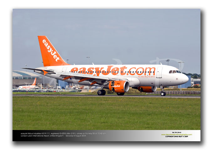 LTN-100 - easyJet Airbus Industries A319-111 - G-EZEG (Msn 2181)