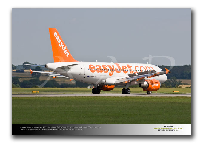 LTN-101 - easyJet Airbus Industries A319-111 - G-EZDZ (Msn 3774)