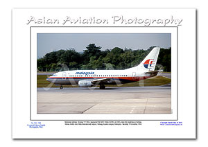 MY-002 - Malaysia Airlines Boeing 737-5H6 - 9M-MFC ( Msn 26448 Ln 2485 )
