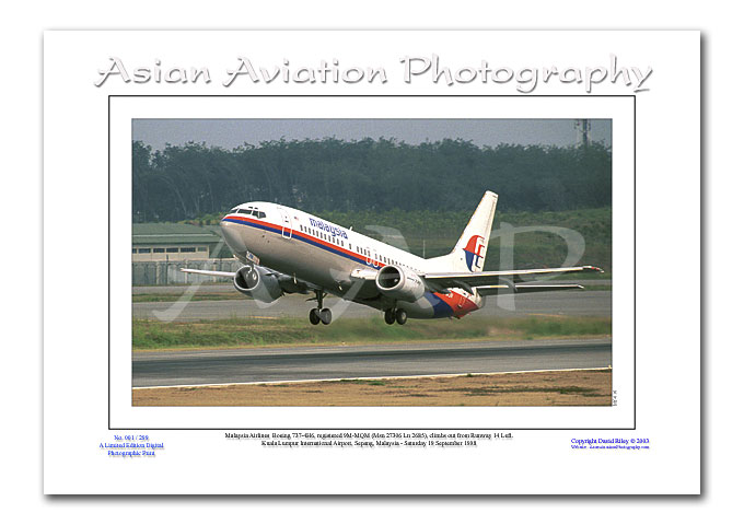 MY-016 - Malaysia Airlines Boeing 737-4H6 - 9M-MQM ( Msn 27306 Ln 2685 )