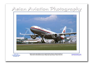 MY-021 - Malaysia Airlines Airbus A330 - 9M-MKA ( Msn 067 )