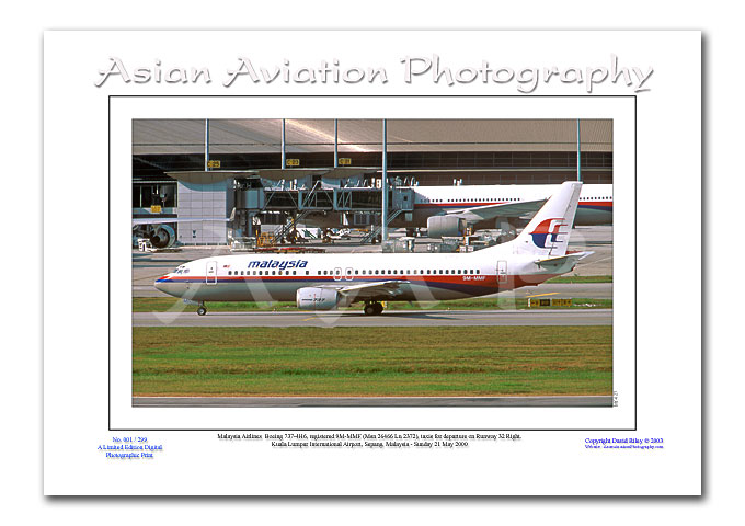 MY-027 - Malaysia Airlines Boeing 737-4H6 - 9M-MMF ( Msn 26466 Ln 2372 )