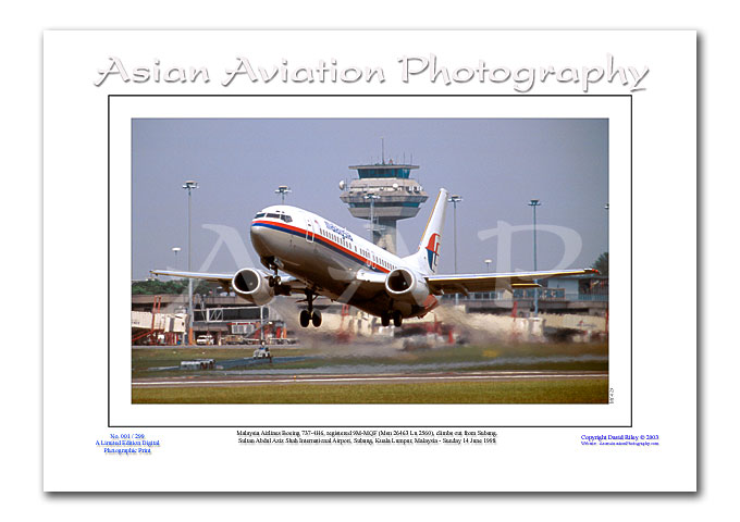 MY-029 - Malaysia Airlines Boeing 737-4H6 - 9M-MQF ( Msn 26463 Ln 2560 )