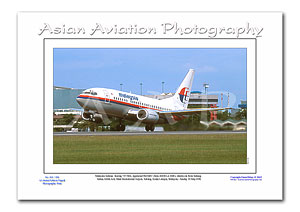 MY-040 - Malaysia Airlines Boeing 737-5H6 - 9M-MFC ( Msn 26448 Ln 2484 )