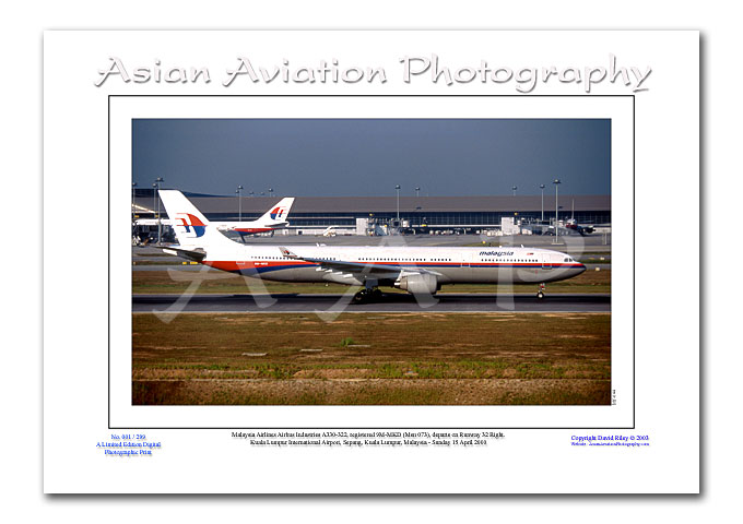 MY-044 - Malaysia Airlines Airbus A330 - 9M-MKD ( Msn 073 )