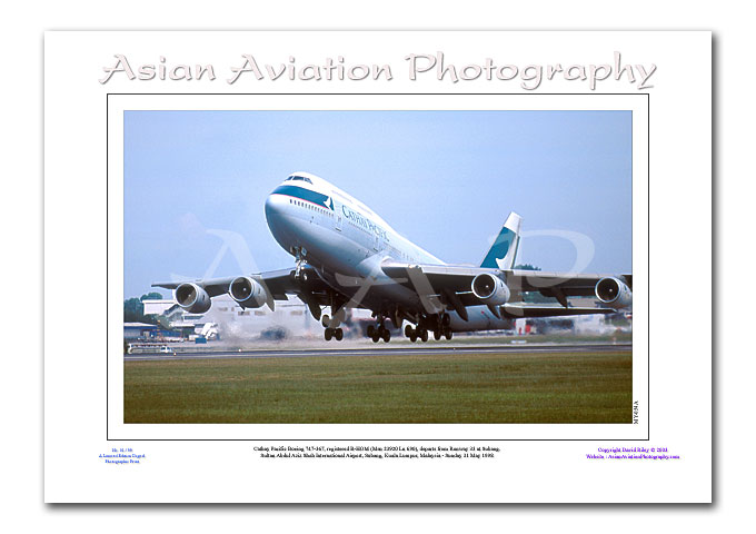 MY-054a - Cathay Pacific Boeing 747-367 - B-HOM ( Msn 23920 Ln 690 )