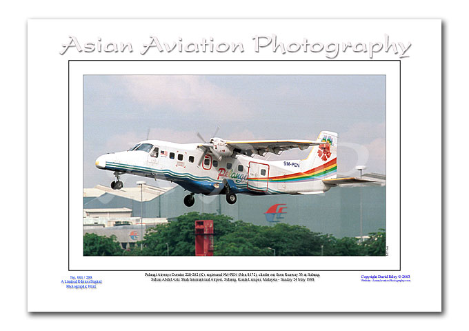 MY-066 - Pelangi Air Dornier 228-202 (K) - 9M-PEN ( Msn 8172 )