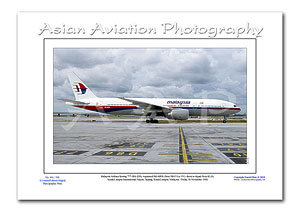 MY-069 - Malaysia Airlines Boeing 777-2H6 (ER) - 9M-MRH ( Msn 28415 Ln 151 )