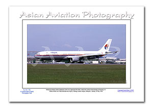 MY-070 - Malaysia Airlines Airbus A330 - 9M-MKC ( Msn 069 )