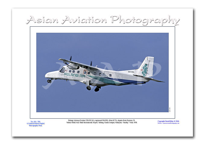 MY-099 - Pelangi Air Dornier 228-202 (K) - 9M-PEL ( Msn 8174 )
