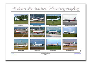 SP-004 - Multiple Image Print of MAS Aicraft in the 1990's.