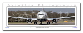SP-052-PA2 - A2 Panoramic Print of British Airways Boeing 737-382 - G-LGTF at London Gatwick