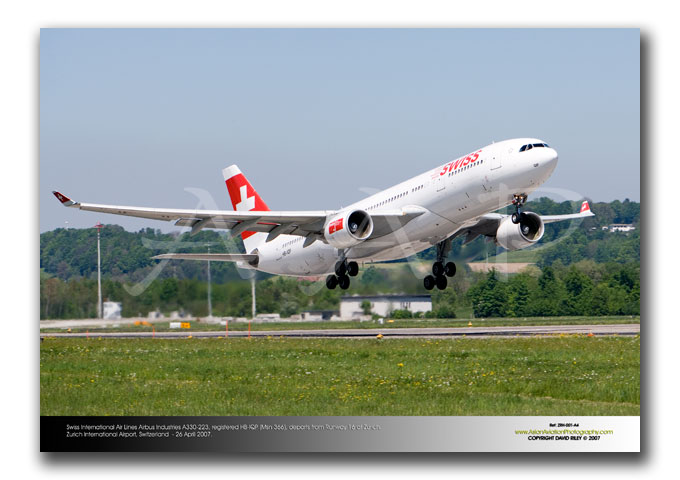 ZRH-001 - Swiss International Air Lines Airbus Industries A330-223 - HB-IQP (Msn 366)