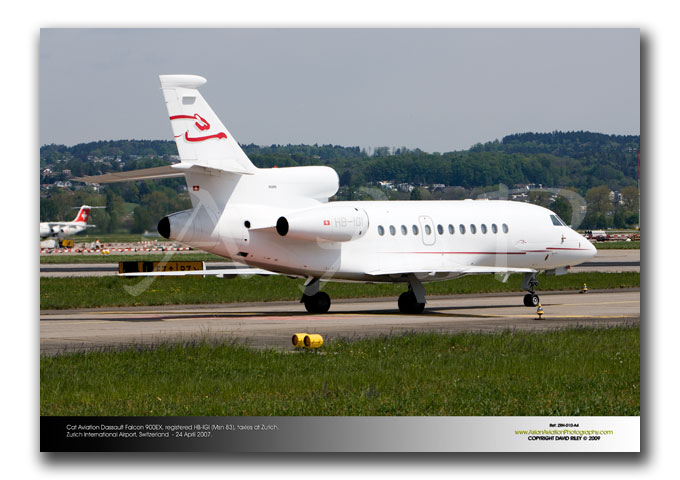 ZRH-010 - Cat Aviation Dassault Falcon 900EX - HB-IGI (Msn 83)