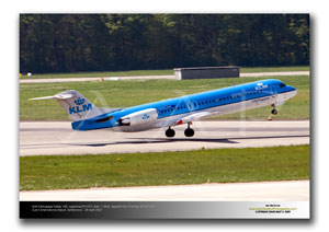 ZRH-016 - KLM Cityhopper Fokker 100 - PH-OFC (Msn 11263)