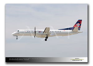 ZRH-021 - Darwin Airline  Saab 2000 - HB-IZG (Msn 2000-010)