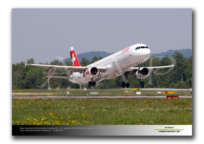 ZRH-022 - Swiss International Air Lines Airbus Industries A321-111 - HB-IOH (Msn 664)