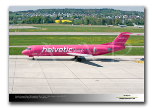 ZRH-031 - Helvetic Airways Fokker 100 - HB-JVF (Msn 11466)