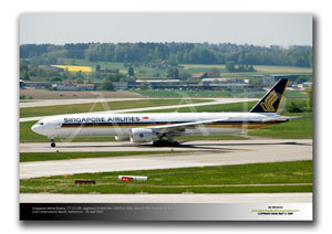 ZRH-044 - Singapore Airlines Boeing 777-312 ER - 9V-SWE (Msn 34570 Ln 602)