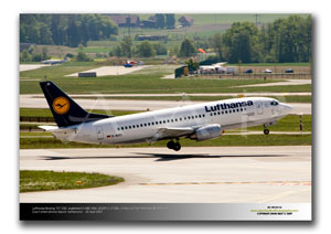 ZRH-047 - Lufthansa Boeing 737-330 - D-ABEI (Msn 25359 Ln 2158)