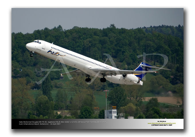 ZRH-055 - Hello McDonnell Douglas MD-90-30 - HB-JIE (Msn 53461 Ln 2147)
