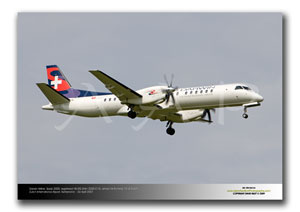 ZRH-062 - Darwin Airline  Saab 2000 - HB-IZG (Msn 2000-010)