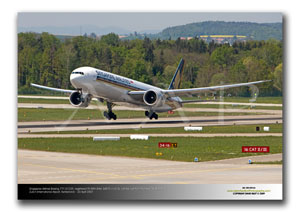 ZRH-090 - Singapore Airlines Boeing 777-312 ER - 9V-SWH (Msn 34573 Ln 615)