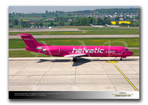 ZRH-091 - Helvetic Airways Fokker 100 - HB-JVG (Msn 11478)